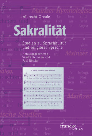 Buchcover Sakralität | Albrecht Greule | EAN 9783772054426 | ISBN 3-7720-5442-0 | ISBN 978-3-7720-5442-6
