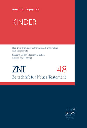 Buchcover ZNT - Zeitschrift für Neues Testament 24. Jahrgang, Heft 48 (2021)  | EAN 9783772087578 | ISBN 3-7720-8757-4 | ISBN 978-3-7720-8757-8