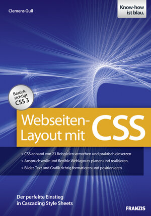 Buchcover Webseiten-Layout mit CSS | Clemens Gull | EAN 9783772350092 | ISBN 3-7723-5009-7 | ISBN 978-3-7723-5009-2