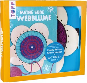 Buchcover Kreativ-Set Meine süße Webblume (Buch + Material) | Sabine Heintzen | EAN 9783772444715 | ISBN 3-7724-4471-7 | ISBN 978-3-7724-4471-5