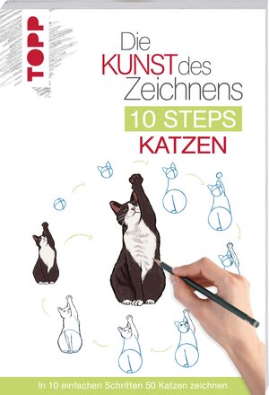 Buchcover Die Kunst des Zeichnens 10 Steps - Katzen | Justine Lecouffe | EAN 9783772446986 | ISBN 3-7724-4698-1 | ISBN 978-3-7724-4698-6
