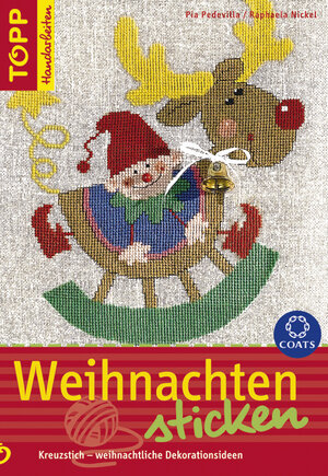 Weihnachten sticken: Kreuzstich - weihnachtliche Dekorationsideen