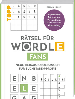 Buchcover Rätsel für WORDLE-Fans – Neue Herausforderungen für Buchstaben-Profis | Stefan Heine | EAN 9783772480980 | ISBN 3-7724-8098-5 | ISBN 978-3-7724-8098-0