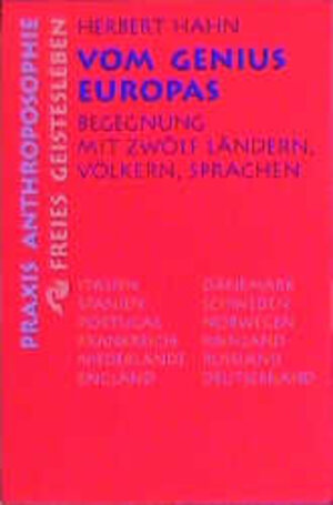 Buchcover Vom Genius Europas | Herbert Hahn | EAN 9783772512001 | ISBN 3-7725-1200-3 | ISBN 978-3-7725-1200-1
