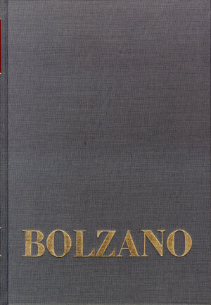 Buchcover Bernard Bolzano Gesamtausgabe / Einleitungsbände. Band 1: Bernard Bolzano. Ein Lebensbild | Eduard Winter | EAN 9783772800757 | ISBN 3-7728-0075-0 | ISBN 978-3-7728-0075-7