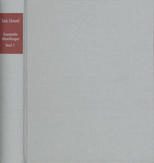 Buchcover Erich Heintel: Gesammelte Abhandlungen / Band 3: Zur Theologie und Religionsphilosophie I | Erich Heintel | EAN 9783772809187 | ISBN 3-7728-0918-9 | ISBN 978-3-7728-0918-7