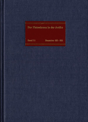 Buchcover Die philosophische Lehre des Platonismus [4] | Heinrich Dörrie | EAN 9783772811593 | ISBN 3-7728-1159-0 | ISBN 978-3-7728-1159-3