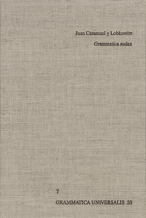 Buchcover Praecursor Logicus complectens Grammaticam audacem | Juan Caramuel y Lobkowitz | EAN 9783772811814 | ISBN 3-7728-1181-7 | ISBN 978-3-7728-1181-4