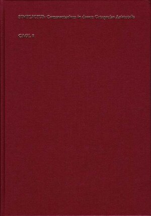 Buchcover Commentaria in decem Categorias Aristotelis | Simplicius | EAN 9783772812286 | ISBN 3-7728-1228-7 | ISBN 978-3-7728-1228-6