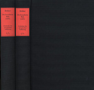 Buchcover Die bezauberte Welt (1693) | Balthasar Bekker | EAN 9783772816178 | ISBN 3-7728-1617-7 | ISBN 978-3-7728-1617-8