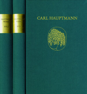 Buchcover Carl Hauptmann: Sämtliche Werke / XVI,1-2: Briefe II | Carl Hauptmann | EAN 9783772817557 | ISBN 3-7728-1755-6 | ISBN 978-3-7728-1755-7