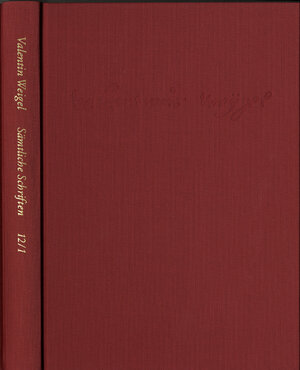 Buchcover Weigel, Valentin: Sämtliche Schriften. Neue Edition / Band 12,1-2: Kirchen- oder Hauspostille | Valentin Weigel | EAN 9783772818516 | ISBN 3-7728-1851-X | ISBN 978-3-7728-1851-6