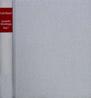Buchcover Erich Heintel: Gesammelte Abhandlungen / Band 7: Zur Geschichte der Philosophie I | Erich Heintel | EAN 9783772818943 | ISBN 3-7728-1894-3 | ISBN 978-3-7728-1894-3