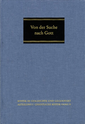Buchcover Von der Suche nach Gott  | EAN 9783772819223 | ISBN 3-7728-1922-2 | ISBN 978-3-7728-1922-3