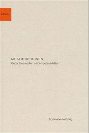 Buchcover Metamorphosen  | EAN 9783772820014 | ISBN 3-7728-2001-8 | ISBN 978-3-7728-2001-4