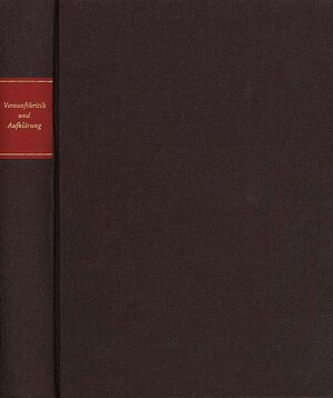 Buchcover Vernunftkritik und Aufklärung  | EAN 9783772821561 | ISBN 3-7728-2156-1 | ISBN 978-3-7728-2156-1