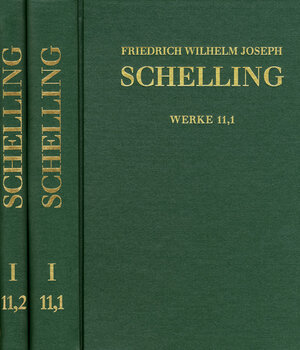 Buchcover Friedrich Wilhelm Joseph Schelling: Historisch-kritische Ausgabe / Reihe I: Werke. Band 11,1-2: Schriften 1802. Teil 1 | Friedrich Wilhelm Joseph Schelling | EAN 9783772824944 | ISBN 3-7728-2494-3 | ISBN 978-3-7728-2494-4