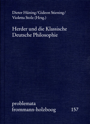 Buchcover Herder und die Klassische Deutsche Philosophie  | EAN 9783772827129 | ISBN 3-7728-2712-8 | ISBN 978-3-7728-2712-9