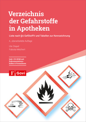 Buchcover Verzeichnis der Gefahrstoffe in Apotheken | Ute Stapel | EAN 9783774114333 | ISBN 3-7741-1433-1 | ISBN 978-3-7741-1433-3