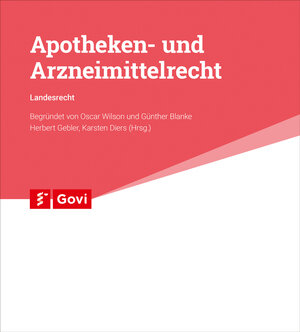 Buchcover Apotheken- und Arzneimittelrecht - Landesrecht Sachsen  | EAN 9783774114913 | ISBN 3-7741-1491-9 | ISBN 978-3-7741-1491-3