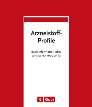 Buchcover Arzneistoff-Profile  | EAN 9783774198463 | ISBN 3-7741-9846-2 | ISBN 978-3-7741-9846-3