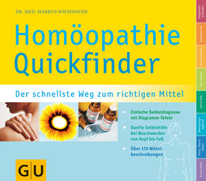 Buchcover Quickfinder Homöopathie | Markus Wiesenauer | EAN 9783774271999 | ISBN 3-7742-7199-2 | ISBN 978-3-7742-7199-9