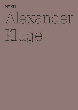 Buchcover Alexander Kluge  | EAN 9783775728805 | ISBN 3-7757-2880-5 | ISBN 978-3-7757-2880-5