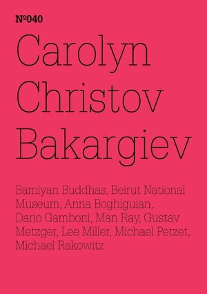 Buchcover Carolyn Christov-Bakargiev | Carolyn Christov-Bakargiev | EAN 9783775730693 | ISBN 3-7757-3069-9 | ISBN 978-3-7757-3069-3