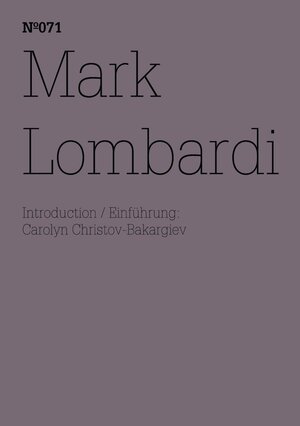 Buchcover Mark Lombardi | Mark Lombardi | EAN 9783775731003 | ISBN 3-7757-3100-8 | ISBN 978-3-7757-3100-3
