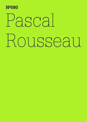 Buchcover Pascal Rousseau | Pascal Rousseau | EAN 9783775731096 | ISBN 3-7757-3109-1 | ISBN 978-3-7757-3109-6