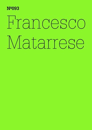 Buchcover Francesco Matarrese | Francesco Matarrese | EAN 9783775731225 | ISBN 3-7757-3122-9 | ISBN 978-3-7757-3122-5