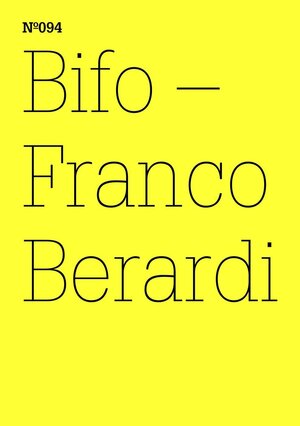 Buchcover Bifo - Franco Berardi | Franco Berardi | EAN 9783775731232 | ISBN 3-7757-3123-7 | ISBN 978-3-7757-3123-2