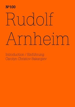 Buchcover Rudolf Arnheim | Rudolf Arnheim | EAN 9783775731294 | ISBN 3-7757-3129-6 | ISBN 978-3-7757-3129-4