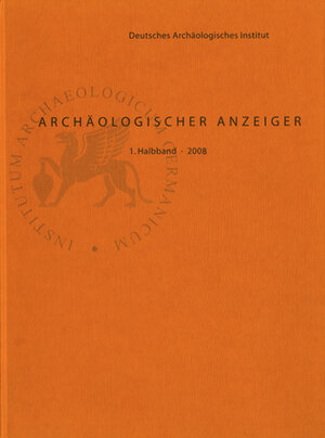 Buchcover Archäologischer Anzeiger  | EAN 9783777450155 | ISBN 3-7774-5015-4 | ISBN 978-3-7774-5015-5