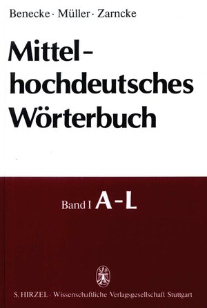 Mittelhochdeutsches Wörterbuch: 5 Bde