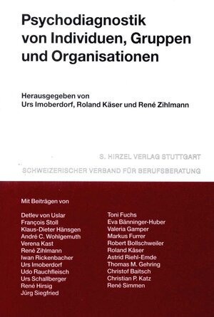 Buchcover Psychodiagnostik von Individuen, Gruppen und Organisationen  | EAN 9783777608310 | ISBN 3-7776-0831-9 | ISBN 978-3-7776-0831-0
