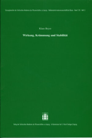Buchcover Wirkung, Krümmung und Stabilität | Klaus Beyer | EAN 9783777611235 | ISBN 3-7776-1123-9 | ISBN 978-3-7776-1123-5