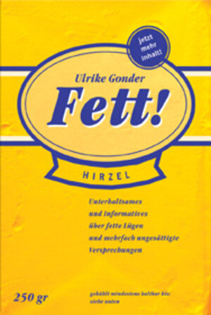 Buchcover Fett! | Ulrike Gonder | EAN 9783777612928 | ISBN 3-7776-1292-8 | ISBN 978-3-7776-1292-8