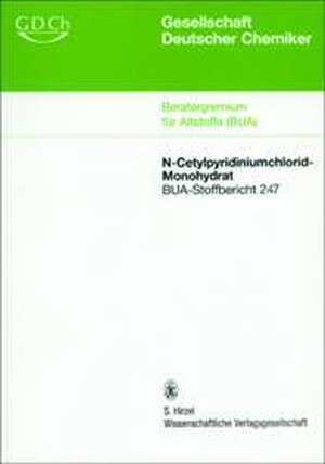 Buchcover N-Cetylpyridiniumchlorid-Monohydrat  | EAN 9783777613246 | ISBN 3-7776-1324-X | ISBN 978-3-7776-1324-6