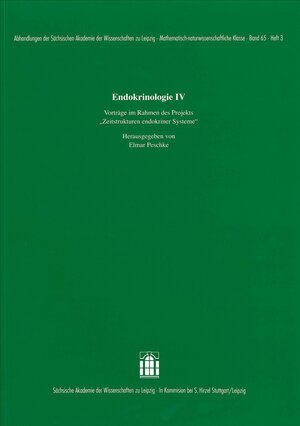 Buchcover Endokrinologie IV  | EAN 9783777617947 | ISBN 3-7776-1794-6 | ISBN 978-3-7776-1794-7