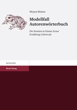 Buchcover Modellfall Autorenwörterbuch | Mirjam Blümm | EAN 9783777620978 | ISBN 3-7776-2097-1 | ISBN 978-3-7776-2097-8