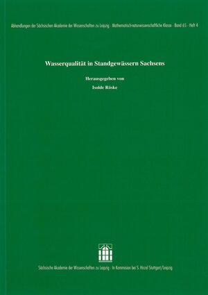 Buchcover Wasserqualität in Standgewässern Sachsens  | EAN 9783777621623 | ISBN 3-7776-2162-5 | ISBN 978-3-7776-2162-3