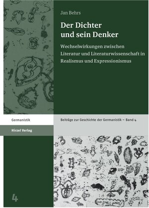 Buchcover Der Dichter und sein Denker | Jan Behrs | EAN 9783777623054 | ISBN 3-7776-2305-9 | ISBN 978-3-7776-2305-4