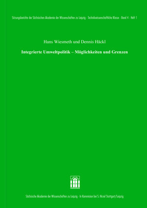 Buchcover Integrierte Umweltpolitik – Möglichkeiten und Grenzen | Hans Wiesmeth | EAN 9783777624099 | ISBN 3-7776-2409-8 | ISBN 978-3-7776-2409-9