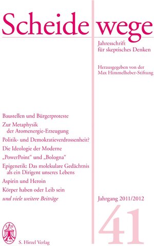 Buchcover Scheidewege  | EAN 9783777624655 | ISBN 3-7776-2465-9 | ISBN 978-3-7776-2465-5