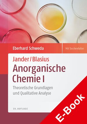 Buchcover Jander/Blasius | Anorganische Chemie I | Eberhard Schweda | EAN 9783777625676 | ISBN 3-7776-2567-1 | ISBN 978-3-7776-2567-6