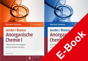 Buchcover Package: Jander/Blasius, Anorganische Chemie I + II  | EAN 9783777625690 | ISBN 3-7776-2569-8 | ISBN 978-3-7776-2569-0