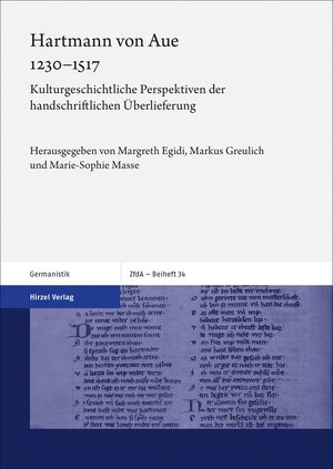 Buchcover Hartmann von Aue 1230–1517  | EAN 9783777626390 | ISBN 3-7776-2639-2 | ISBN 978-3-7776-2639-0