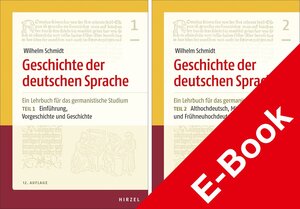 Buchcover Geschichte der deutschen Sprache. Teil 1 und 2  | EAN 9783777628233 | ISBN 3-7776-2823-9 | ISBN 978-3-7776-2823-3
