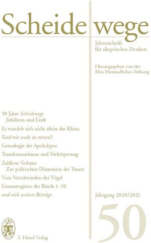 Buchcover Scheidewege  | EAN 9783777629254 | ISBN 3-7776-2925-1 | ISBN 978-3-7776-2925-4